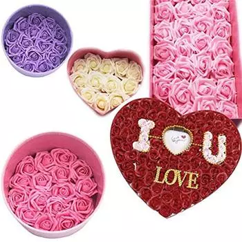 50 шт. искусственные цветы ПЭ пена розы искусственные цветы невеста композиция украшения для свадебных декоров украшения красные белый