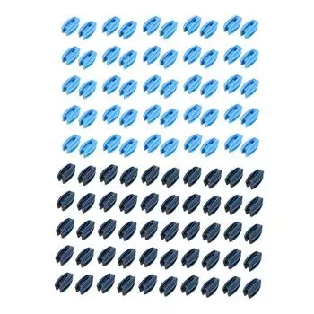 50 шт. Электрический изолятор для забора, садовые принадлежности, выдерживают натяжение, легко устанавливаются, устойчивы к погодным условиям, концы столбов, концевая арматура синий