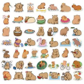 50 шт., канцелярские наклейки, милые наклейки, подарок, очаровательный чемодан для ноутбука, бутылка с водой, гитара, велосипед, граффити, наклейки, стильный виниловый рисунок «сделай сам», искусство