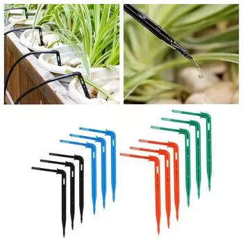 50 шт. капельная стрелка капельного орошения, микро капельница для капельного орошения, садовая теплица, ферма, растение, цветок, инструмент для полива овощей