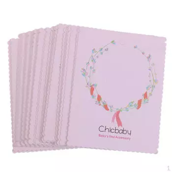 50 шт. Карточка-заколка для волос из крафт-бумаги, заколка для волос, ювелирные изделия, витрина, розовая