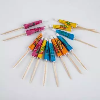 50 шт., коктейльные зонтики для напитков, свадебные бумажные зонтики, украшение для вечеринки 50pcs