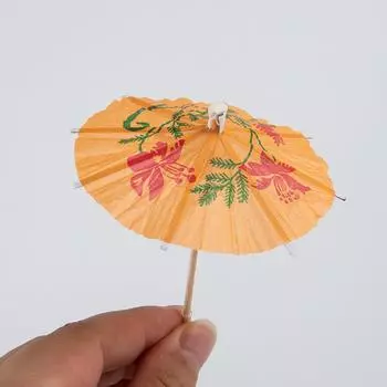 50 шт., коктейльные зонтики для напитков, свадебные бумажные зонтики, украшение для вечеринки 50pcs