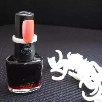 50 шт., кольцо для лака для ногтей, флакон, верхняя часть салона, клипса на диаграмме, инструмент, цветной маникюрный гель белый