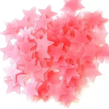 50 шт./компл. 3D-звезды светящиеся настенные наклейки для детской спальни настенные наклейки украшения