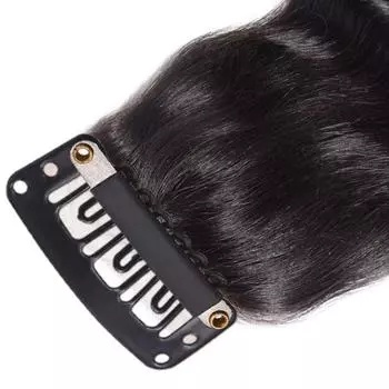 50 шт./компл. 6-зубчатый нескользящий невидимый парик для наращивания искусственных волос с фиксацией защелкивающимся зажимом Box