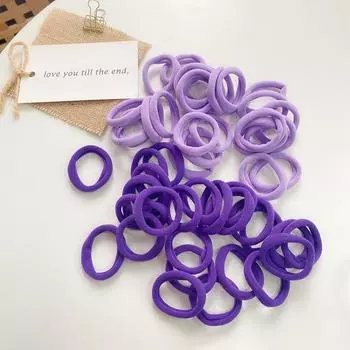 50 шт./компл. эластичные ленты для волос, аксессуары для волос для девочек, красочная нейлоновая повязка на голову, детская резинка для волос, подарок