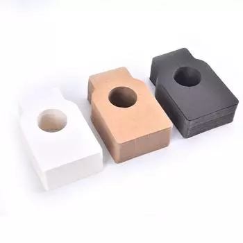 50 шт./компл. этикетка для винной бутылки, устойчивая к разрыву, этикетка для горлышка бутылки для винного стеллажа, погреба, пустая двухсторонняя, инструмент для билетной стойки коричневый