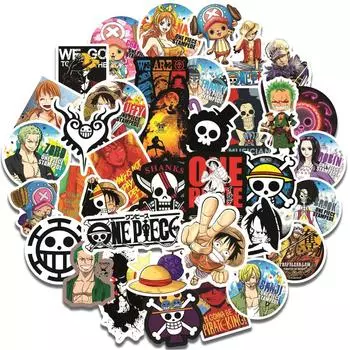 50 шт./компл., цельные аниме-наклейки, сделай сам, телефон, сноуборд, ноутбук, багаж, холодильник, гитара, граффити, мультяшная наклейка, наклейка для детей