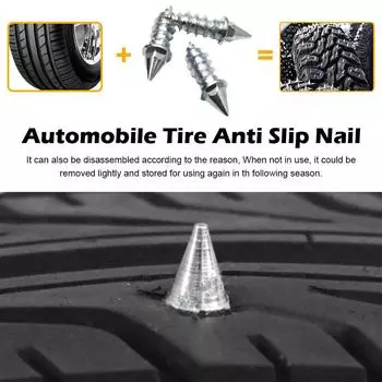 50 шт./компл. Длина 27 мм автомобильные шины шипы шипы колесные цепи для автомобиля внедорожника квадроцикла грузовика мотоцикла шины зима новые