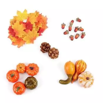 50 шт./компл. искусственные украшения на День Благодарения с тыквами One Size