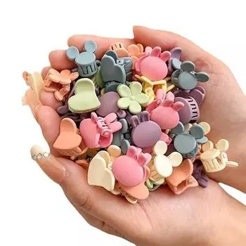 50 шт./компл. милые заколки для волос маленького размера мини-заколки для волос для девочек корейские боковые заколки для челки женские милые аксессуары для волос