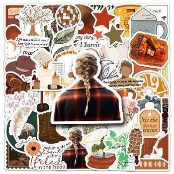 50 шт./компл. мини-наклейки Evermore DIY модные водонепроницаемые наклейки-каракули