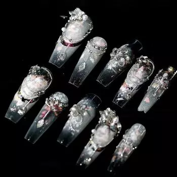 50 шт./компл. мини-стразы для ногтей с плоским дном, блестящие серебряные хрустальные украшения для ногтей, аксессуары для дизайна ногтей своими руками A7