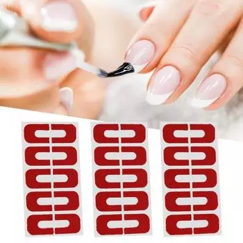 50 шт./компл. модный изысканный портативный барьер для лака для ногтей водонепроницаемый легко отклеивающийся стикер для предотвращения проливания принадлежности