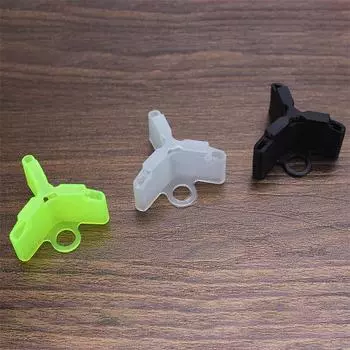 50 шт./компл., защитный чехол для рыболовных крючков, три якоря, рыболовные крючки, защитная ручка, защитная крышка, крючки для карпа, аксессуары 1# белый