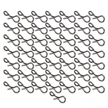 50 шт., контактный разъем для наживки, кольцо, рыболовная снасть, крючок, приманка на открытом воздухе S