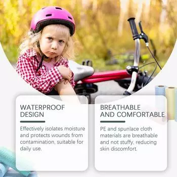 50 шт./кор. Пластырь с рисунком из мультфильма, водонепроницаемый пластырь для остановки кровотечения, набор первой помощи, пластырь для ран для детей