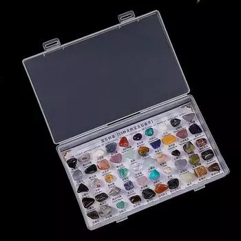 50 шт./коробка разноцветные образцы натуральных камней кристалл грубый камень кварцевые образцы украшения дома 50pcs