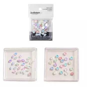 50 шт./коробка звездные подвески для ногтей любовные сердечки стразы для ногтей ромбовидные подвески для дизайна ногтей маникюрные принадлежности украшения для ногтей своими руками C