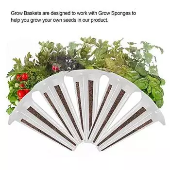 50 шт. корзины для выращивания растений, высокая прочность, коррозионностойкие пластиковые корзины для выращивания гидропоники, запасные чашки для растений, садовые принадлежности B