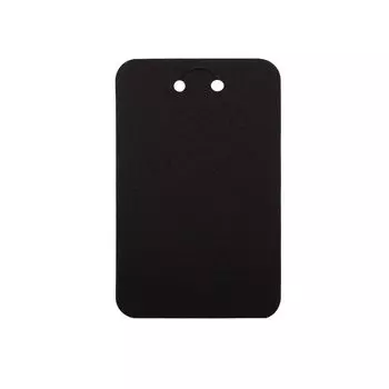 50 шт. Крафт-бумажные карточки для демонстрации брелоков Черные Белые Упаковочные бирки Брелоки black-1