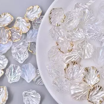 50 шт., кремовые клейкие аксессуары ручной работы с перфорированными листьями в стиле барокко, аксессуары в форме гребешка, антикварные материалы для заколки для волос 50pcs