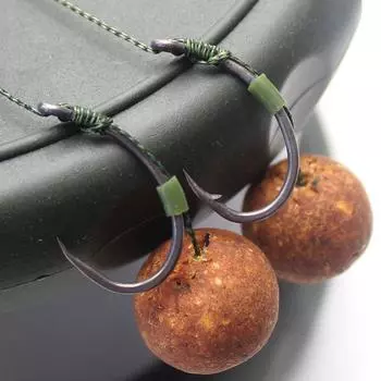 50 шт. крючки с колючими крючками из высокоуглеродистой нержавеющей стали с покрытием из ПТФЭ, крючки для ловли карпа, изогнутые крючки для ловли карпа с широким зевом, микро бородки, без бородки