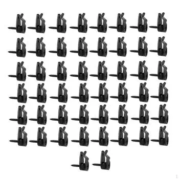 50 шт. крючков для вешалок, праздничные зажимы, высококачественные украшения, ввинчивание белый