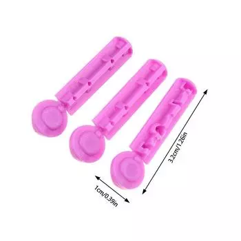 50 шт. ланцетов для диабета, тестирование уровня глюкозы в крови, 30 г, диабетические ланцеты для уменьшения боли, универсальные стерильные иглы