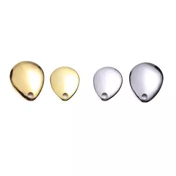 50 шт., лезвия для гладких приманок, снасти для изготовления спиннербейтов, утолщенные приманки, принадлежности для изготовления DIY, аксессуары для рыбалки 01