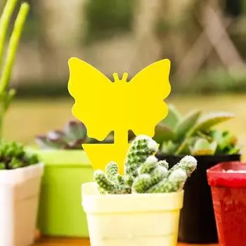 50 шт. липкая ловушка, водонепроницаемая, высокая вязкость, полипропиленовая ловушка для борьбы с вредителями, ловушка для комаров, садовые принадлежности A