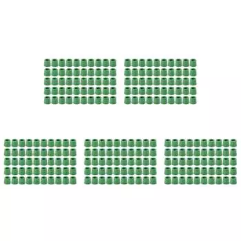 50 шт./лот A/C 1/4 заправочный шланг коллектор ремонт резиновое уплотнительное кольцо зеленое AU