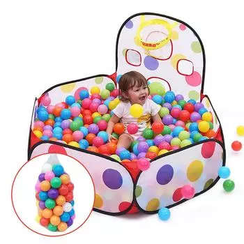 50 шт./лот, экологически чистый мягкий пластиковый шарик с океанской волной, красочный шариковый бассейн, детский бассейн, яма для плавания A - 50pcs