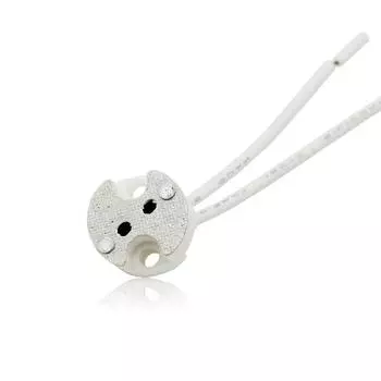 50 шт./лот G4 цоколь лампы MR11 GU5.3 MR16 держатель лампы керамический разъем для светодиодной галогенной лампы Pack of 50