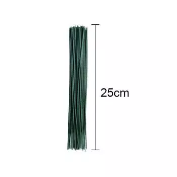 50 шт./лот, искусственные ветки, ветки, железная проволока, сделай сам, изготовление цветов, ремесленный декор