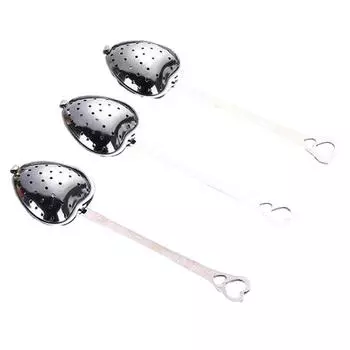 50 шт./лот ложка для заваривания чая из нержавеющей стали с несколькими отверстиями прочное и легко очищаемое ситечко для чая