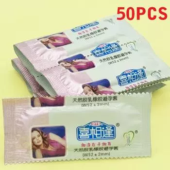 50 шт./лот презервативы с фруктовым вкусом для мужчин пенис со смазкой продукты секса для взрослых безопасная контрацепция