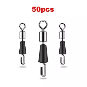 50 шт./лот шарикоподшипниковый шарнирный твердый соединитель для рыбалки с лодки в океане крючки для быстрой быстрой связи pesca снасти