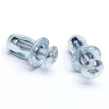 50 шт. M4 M5 M6 винты с гайкой для автомобиля металлические винты лепестковые заклепки подходят для лепестковых гаек дюбеля крепления