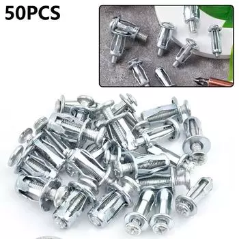 50 шт. M4x20 мм M5x25 мм винт расширения лепестковые гайки домкратные гайки автомобильный металлический винт для полой стены железная оболочка лепестковая гайка расширения фонарь