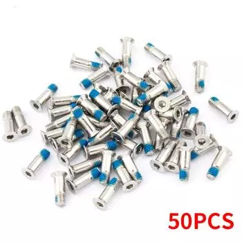 50 шт. M5 винты для заднего переключателя передач, винты для направляющего колеса из нержавеющей стали для заднего направляющего колеса велосипеда MTB