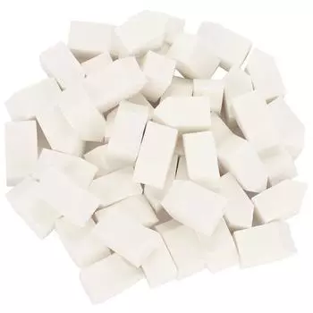 50 шт., маленькая стрелка, латексная губка для макияжа, пудра, одноразовый инструмент, мини-блендер, синтетический для тонального крема Miss