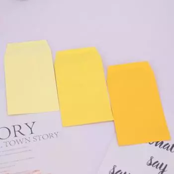 50 шт. маленькие конверты для денег, ключей, монет, безделушек, декоративные цветные конверты, бумажные конверты, письма