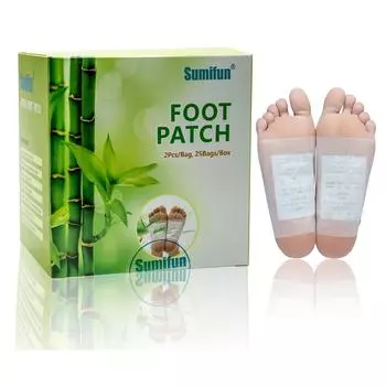 50 шт. Массажные пластыри Kinoki Foot Patches Pads Body Feet Cleansing Herbal Adhesive