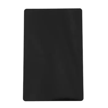 50 шт. металлические визитные карточки из алюминиевого сплава для карт «сделай сам» (черный) К