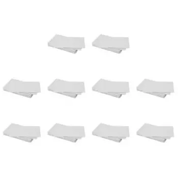 50 шт. металлические визитные карточки из алюминиевого сплава для карт «сделай сам» (Серебряный)