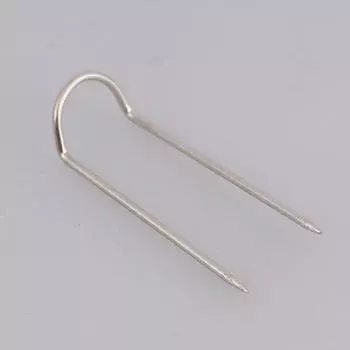 50 шт. металлических булавок, серебряных U-образных булавок для демонстрации ювелирных изделий, одеяла, аппликации, портнихи 0.5*1.7cm
