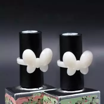 50 шт. милое кольцо-бабочка для накладных ногтей, польский УФ-гель, инструмент для шоу