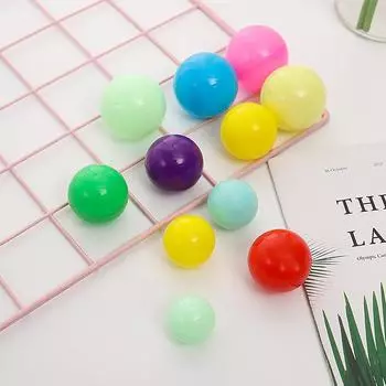 50 шт. Мини 32 мм прозрачная пластиковая капсула игрушка сюрприз мяч модель подарок